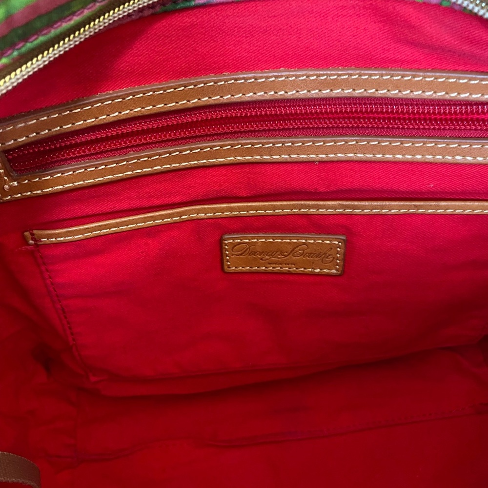 Dooney & Bourke Tropical Pink and Green Tote - Picture 8 of 9